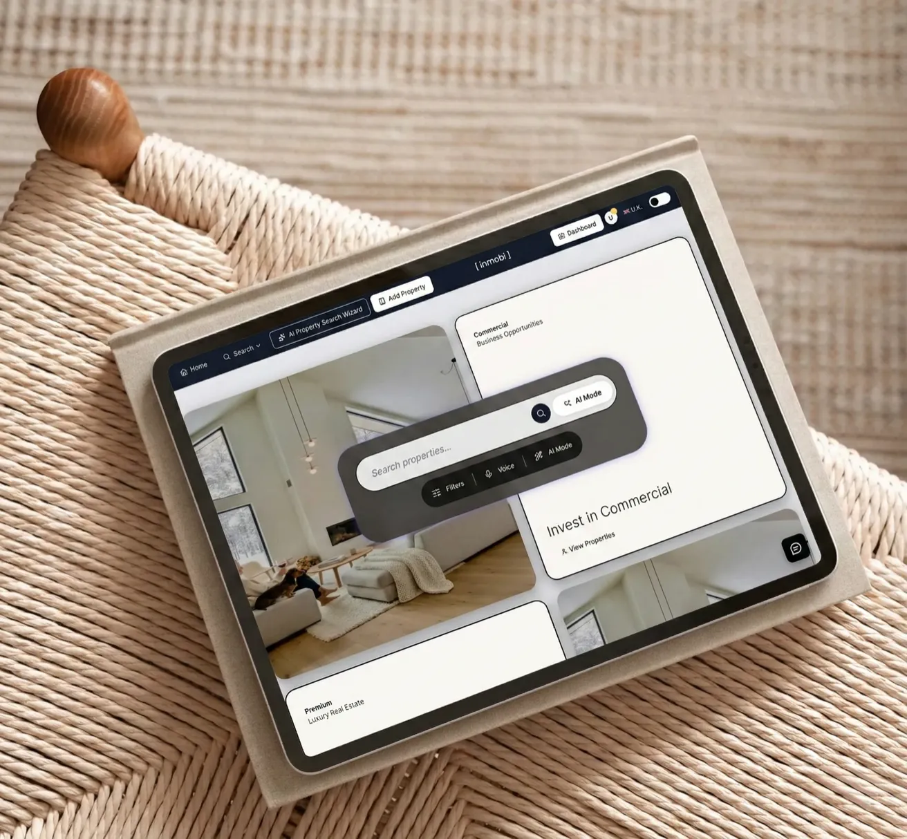 Screenshot of the Inmobi project